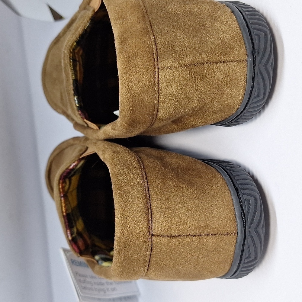 Rock Dove Men's Alexander Flannel Lined Loafer Slippers - Picture 4 of 8